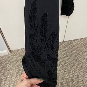 Puma Black Leggings with Feather Design
